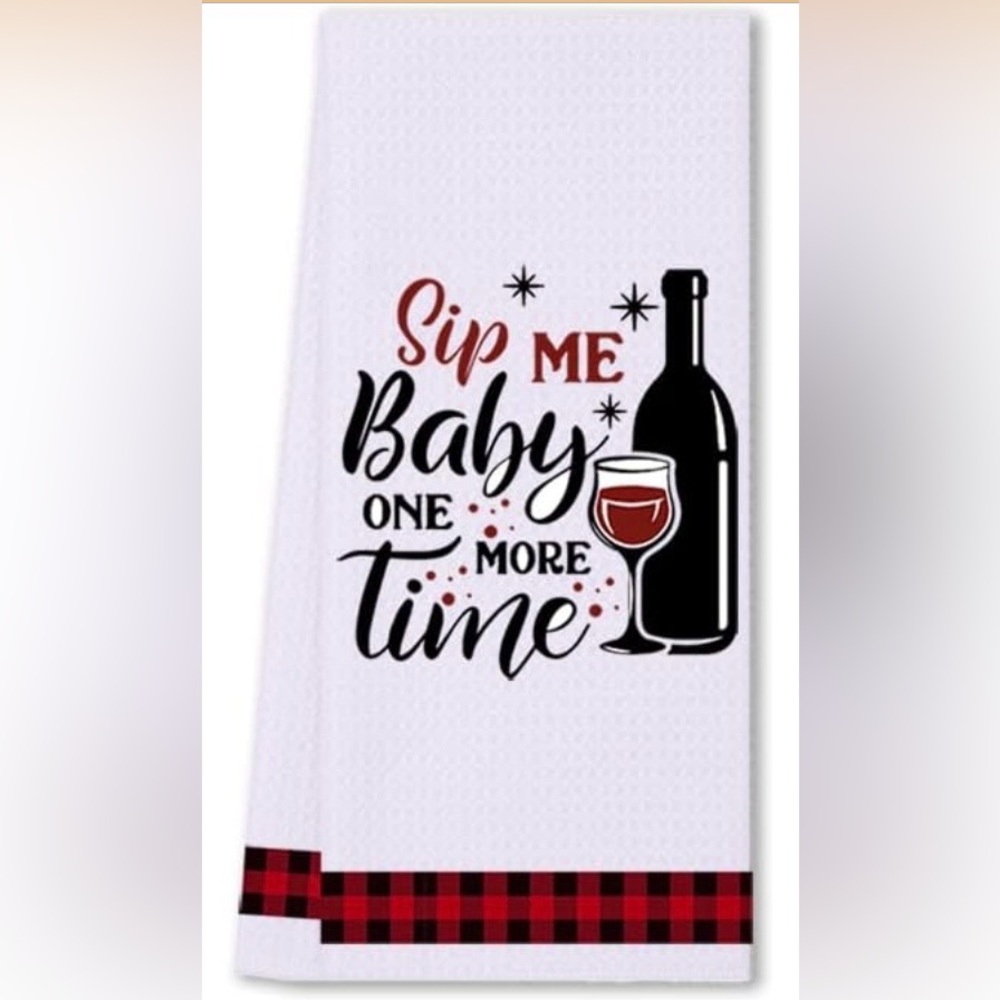 Funny Wine Kitchen Towel